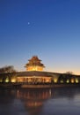 The Turret of the Imperial Palace in forbidden cit Royalty Free Stock Photo