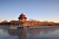 The Turret of the Imperial Palace in forbidden cit Royalty Free Stock Photo