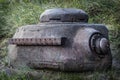 Turret of soviet tank IS-2 in Westerplatte Royalty Free Stock Photo