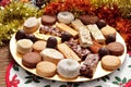 Turron, polvorones and mantecados, typical christmas confections