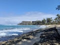 Turtle Bay, Oahu Island North Shore, Hawaii Royalty Free Stock Photo