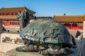 Turtle broze statue - Forbidden City, Beijing, China Royalty Free Stock Photo