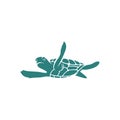 Turtle design vector illustration, Creative Turtle logo design concepts template, icon symbol Royalty Free Stock Photo