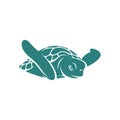 Turtle design vector illustration, Creative Turtle logo design concepts template, icon symbol Royalty Free Stock Photo