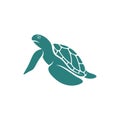 Turtle design vector illustration, Creative Turtle logo design concepts template, icon symbol Royalty Free Stock Photo