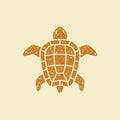 Turtle flat icon