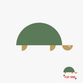 Turtle flat icon