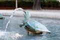 Turtle fountain Royalty Free Stock Photo