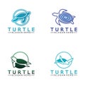 Turtle icon, Sea turtle vector illustration, Logo for buttons, websites, mobile apps and other design needs Royalty Free Stock Photo