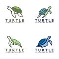 Turtle icon, Sea turtle vector illustration, Logo for buttons, websites, mobile apps and other design needs Royalty Free Stock Photo