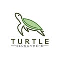 Turtle icon, Sea turtle vector illustration, Logo for buttons, websites, mobile apps and other design needs Royalty Free Stock Photo