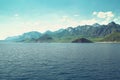 The Turtle island Dalyan in the Mediterranean Sea