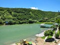 Turtle lake in Tbilisi, Georgia