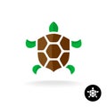 Turtle logo shield