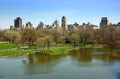 Turtle pond, Central Park, New Royalty Free Stock Photo