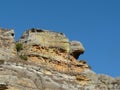 Turtle rock in Madagascar