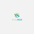 Turtle simple eco natural logo Royalty Free Stock Photo