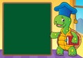 Turtle teacher theme image 5 Royalty Free Stock Photo