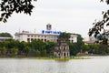 The Turtle Tower Thap Rua on Hoan Kiem Lake Sword Lake Hanoi, Vietnam