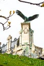 Turul eagle near Buda Palace entrance gate