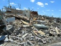 TUSCALOSA, USA 28 APRIL 2011, damage of the devastating Tornado Royalty Free Stock Photo