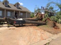 TUSCALOSA, USA 28 APRIL 2011, damage of the devastating Tornado Royalty Free Stock Photo