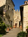 Entrance to the house in Tuscany Royalty Free Stock Photo