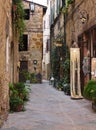 Tuscan Beautiful Alley in Pienza