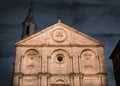 Tuscan church in Pienza, Italy Royalty Free Stock Photo