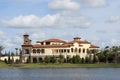 Tuscan Country Club On Water Royalty Free Stock Photo