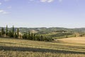 Tuscan landscape in autumn Royalty Free Stock Photo