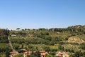 Tuscan landscape in Fiesole - view of the hills
