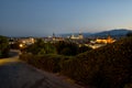 Tuscan landscape, Florence night sky landscapes