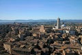 Tuscan Landscape in Siena Royalty Free Stock Photo