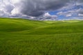 Tuscan landscape Siena hills Royalty Free Stock Photo