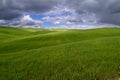 Tuscan landscape Siena hills Royalty Free Stock Photo