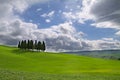 Tuscan landscape Siena hills Royalty Free Stock Photo