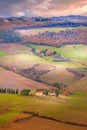 Chianti vineyard landscape in Tuscany, Italy Royalty Free Stock Photo
