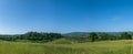 Tuscan Panorama Close To Certaldo Royalty Free Stock Photo