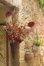 Tuscan street - floral decoration
