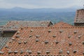 Tuscan Tile Roofs Royalty Free Stock Photo