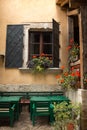 Tuscan windows Royalty Free Stock Photo