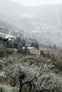 Tuscan Winter Scene Royalty Free Stock Photo