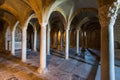 Tuscania, Viterbo, Italy: crypt of San Pietro Church