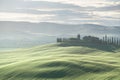 Tuscany countryside panorama, Italy Royalty Free Stock Photo