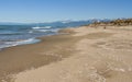 Tuscany deserted sand beach Royalty Free Stock Photo
