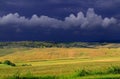 Tuscany june afternoon thunder Royalty Free Stock Photo