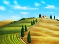 Tuscany landscape