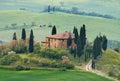 Tuscany landscape - belvedere Royalty Free Stock Photo