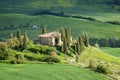 Tuscany landscape - belvedere Royalty Free Stock Photo